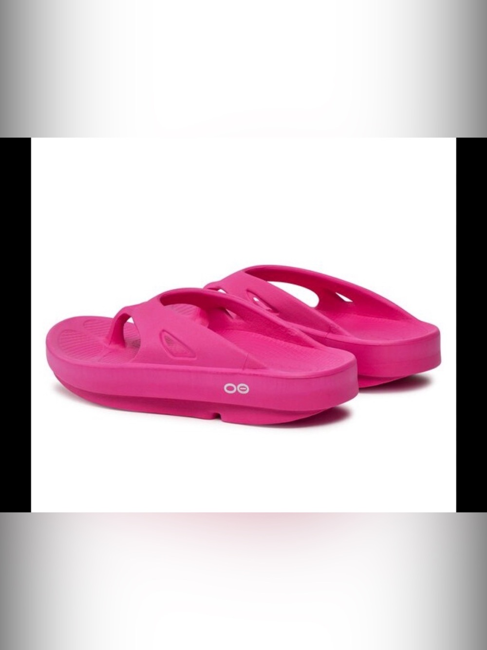 Women’s Hot Pink Comfort Flip Slide Sandals - Picture 1 of 10